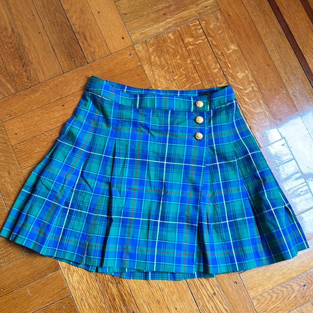 Girls Ralph Lauren plaid pleated skirt. New with tags..